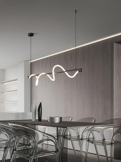 Linear Curve Island Houselight Pendant Lamp