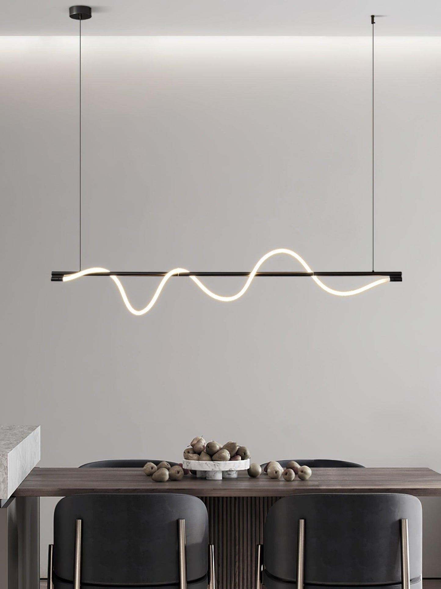 Linear Curve Island Houselight Pendant Lamp