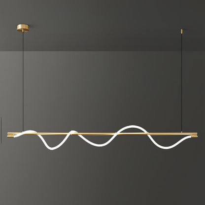 Linear Curve Island Houselight Pendant Lamp