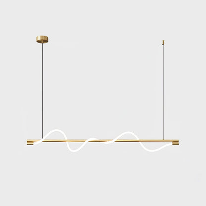 Linear Curve Island Houselight Pendant Lamp