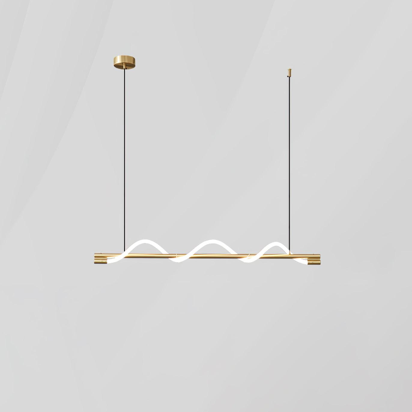 Linear Curve Island Houselight Pendant Lamp