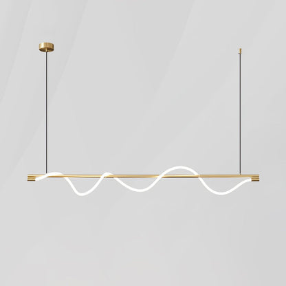 Linear Curve Island Houselight Pendant Lamp