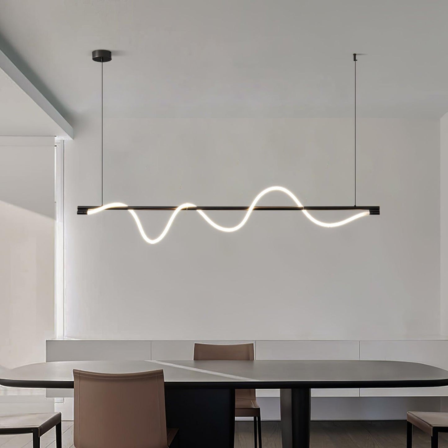 Linear Curve Island Houselight Pendant Lamp