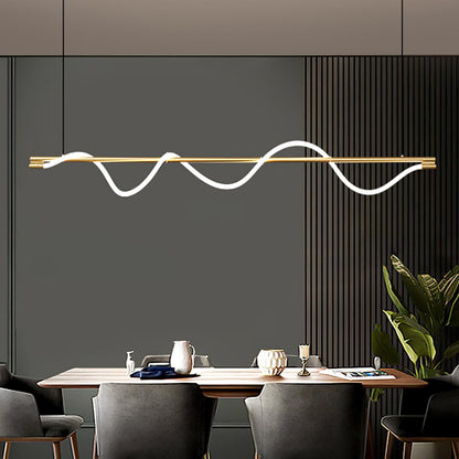 Linear Curve Island Houselight Pendant Lamp