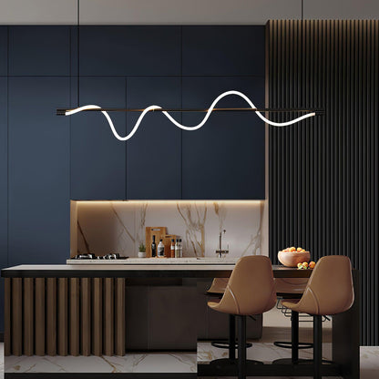 Linear Curve Island Houselight Pendant Lamp