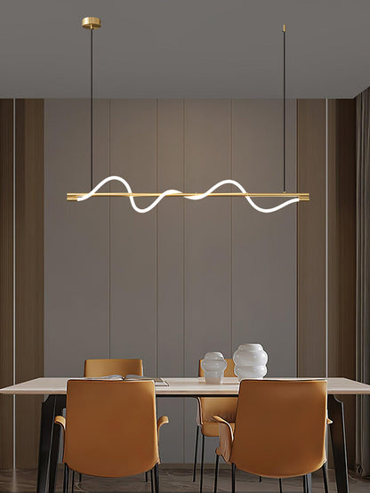 Linear Curve Island Houselight Pendant Lamp