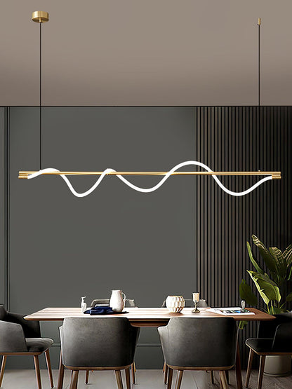 Linear Curve Island Houselight Pendant Lamp