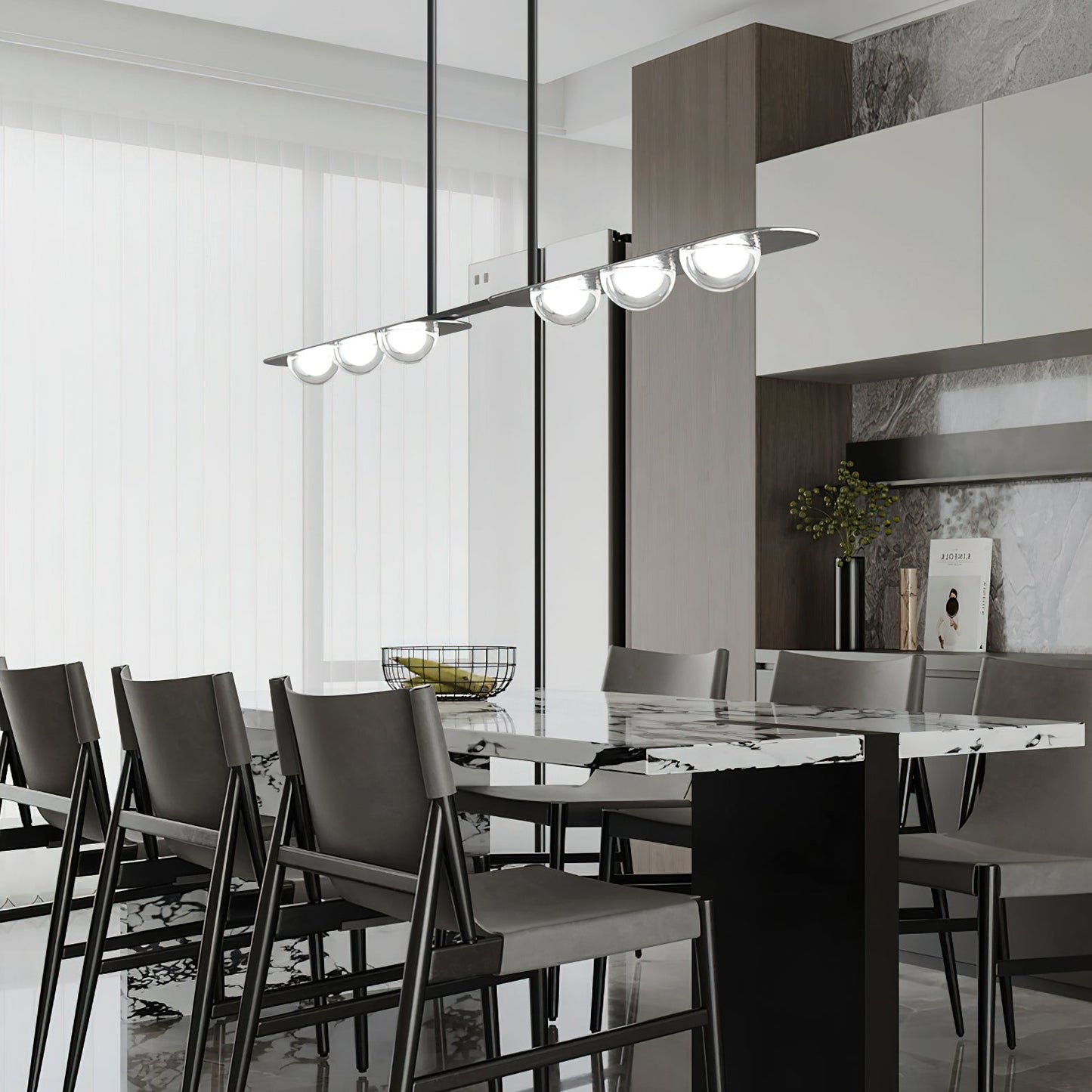 Linear Elegance Houselight Pendant Lamp