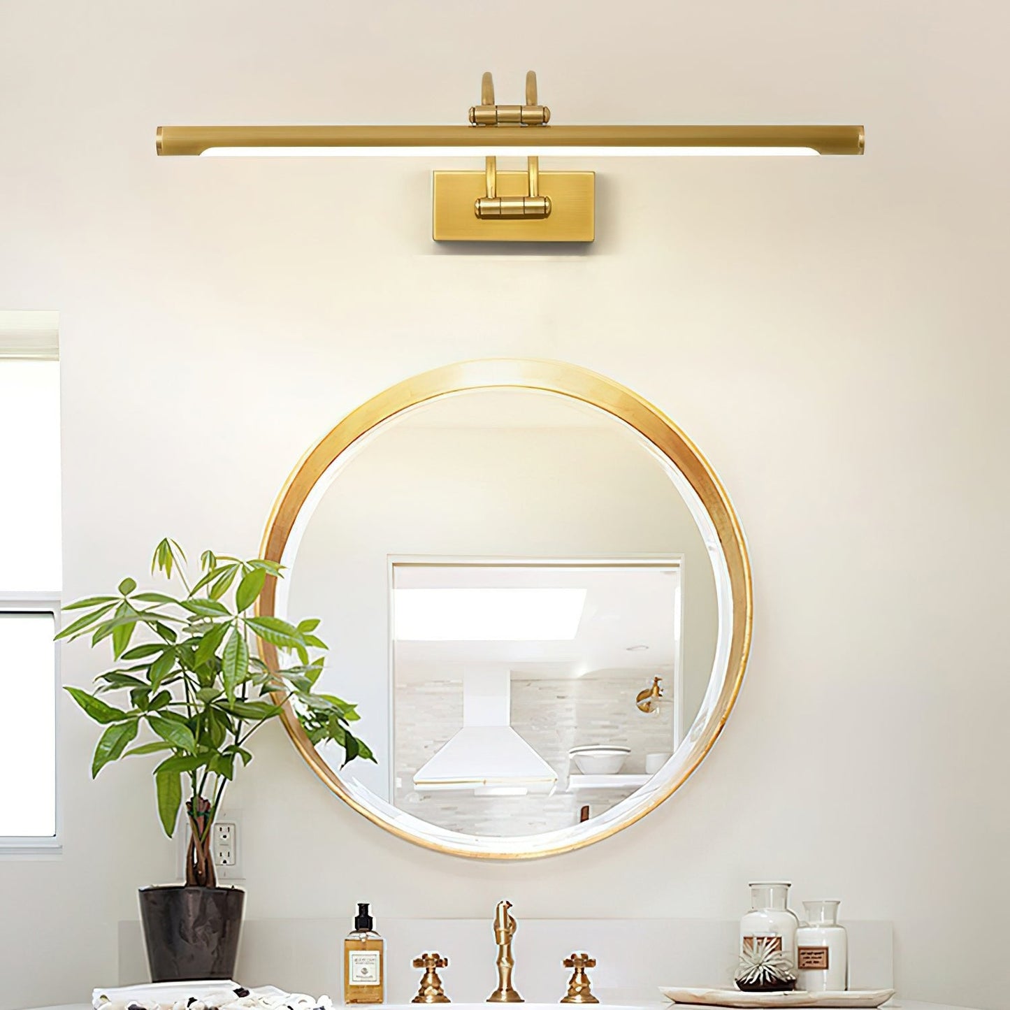 Linear Vanity Bracket light Wall Light