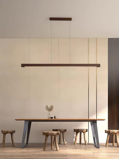 Linear Wooden Drop light Pendant Light