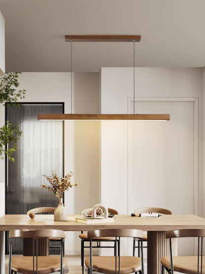 Linear Wooden Drop light Pendant Light