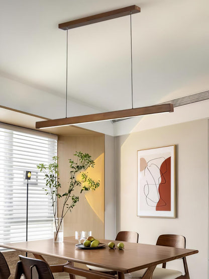 Linear Wooden Drop light Pendant Light