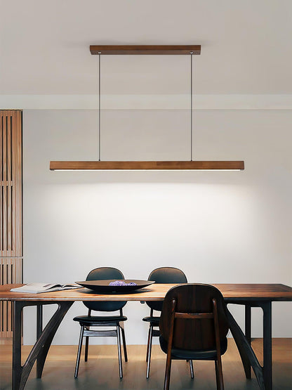 Linear Wooden Drop light Pendant Light