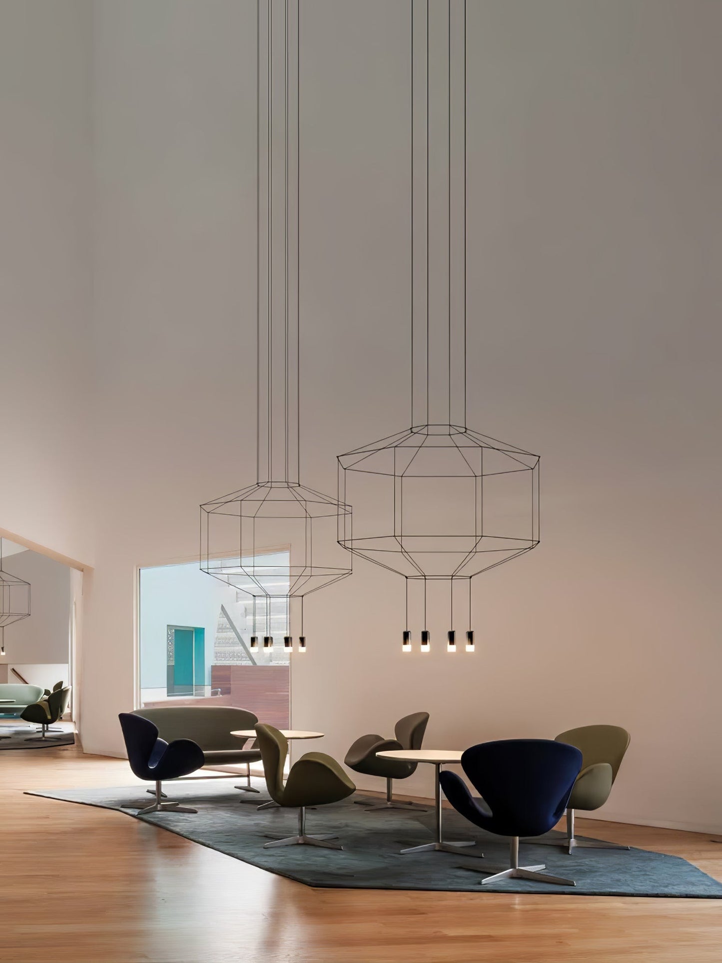 Geometric Lines Drop light Pendant Lamp