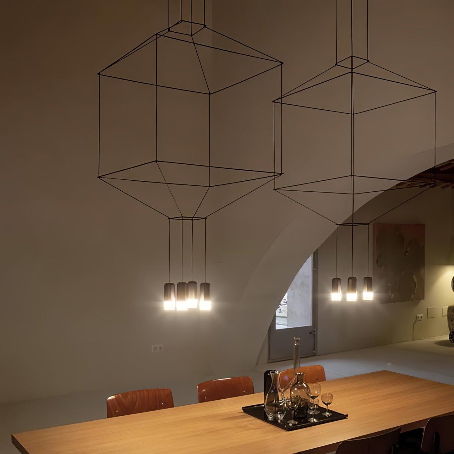 Geometric Lines Drop light Pendant Lamp