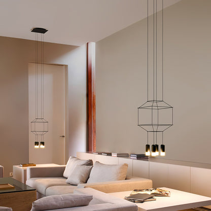 Geometric Lines Drop light Pendant Lamp