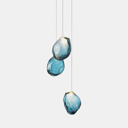 Liquid Glass Stone Drop light Pendant Light