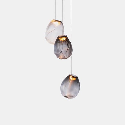 Liquid Glass Stone Drop light Pendant Light