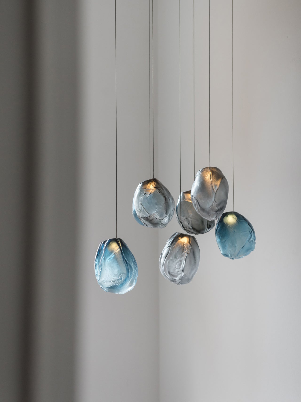 Liquid Glass Stone Drop light Pendant Light