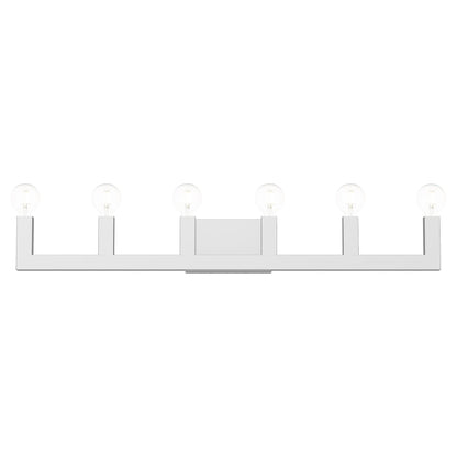 Livex Lighting Solna 43 Inch 6 Light Bath Vanity Light Cp413121