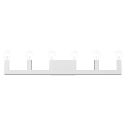 Livex Lighting Solna 43 Inch 6 Light Bath Vanity Light Cp413121