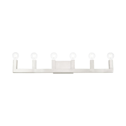 Livex Lighting Solna 43 Inch 6 Light Bath Vanity Light Cp413121