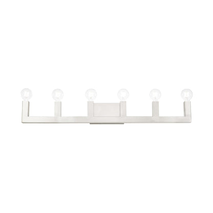 Livex Lighting Solna 43 Inch 6 Light Bath Vanity Light Cp413121