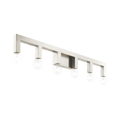 Livex Lighting Solna 43 Inch 6 Light Bath Vanity Light Cp413121