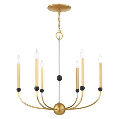 Livex Lighting Cortlandt 6 Light Chandelier Cp413041