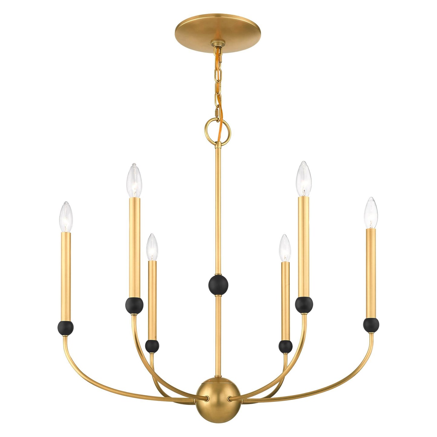 Livex Lighting Cortlandt 6 Light Chandelier Cp413041