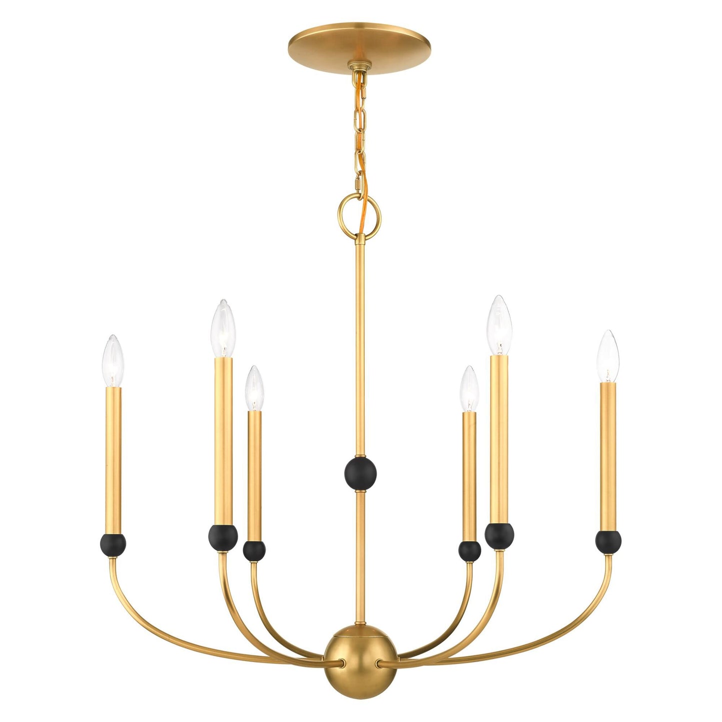 Livex Lighting Cortlandt 6 Light Chandelier Cp413041