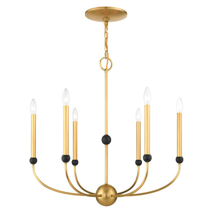 Livex Lighting Cortlandt 6 Light Chandelier Cp413041