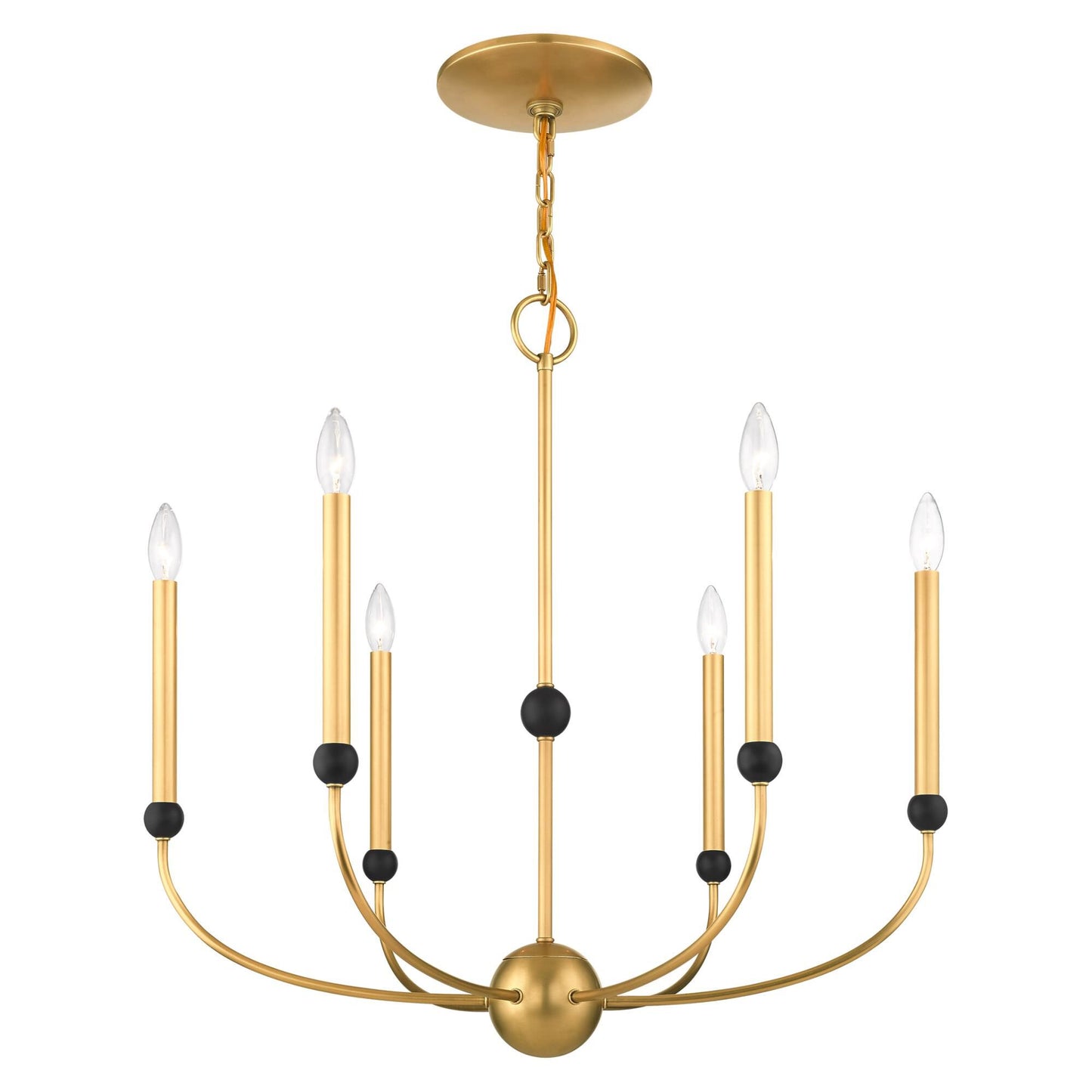 Livex Lighting Cortlandt 6 Light Chandelier Cp413041