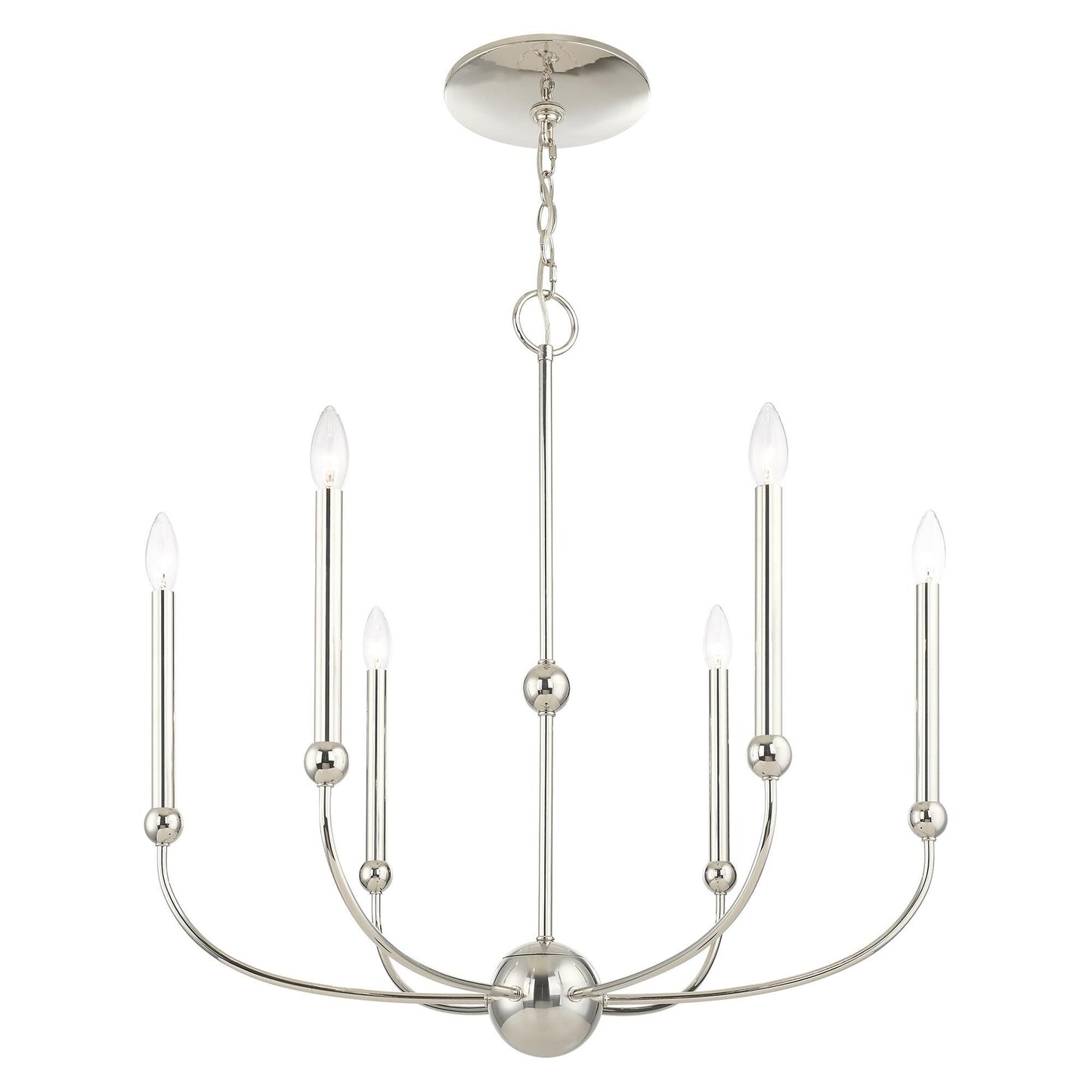 Livex Lighting Cortlandt 6 Light Chandelier Cp413041