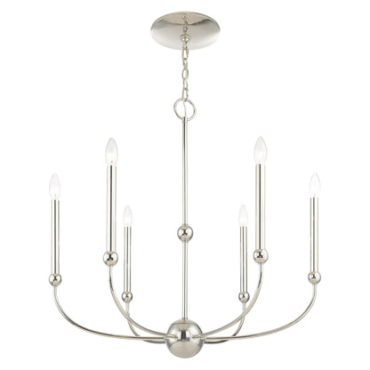 Livex Lighting Cortlandt 6 Light Chandelier Cp413041