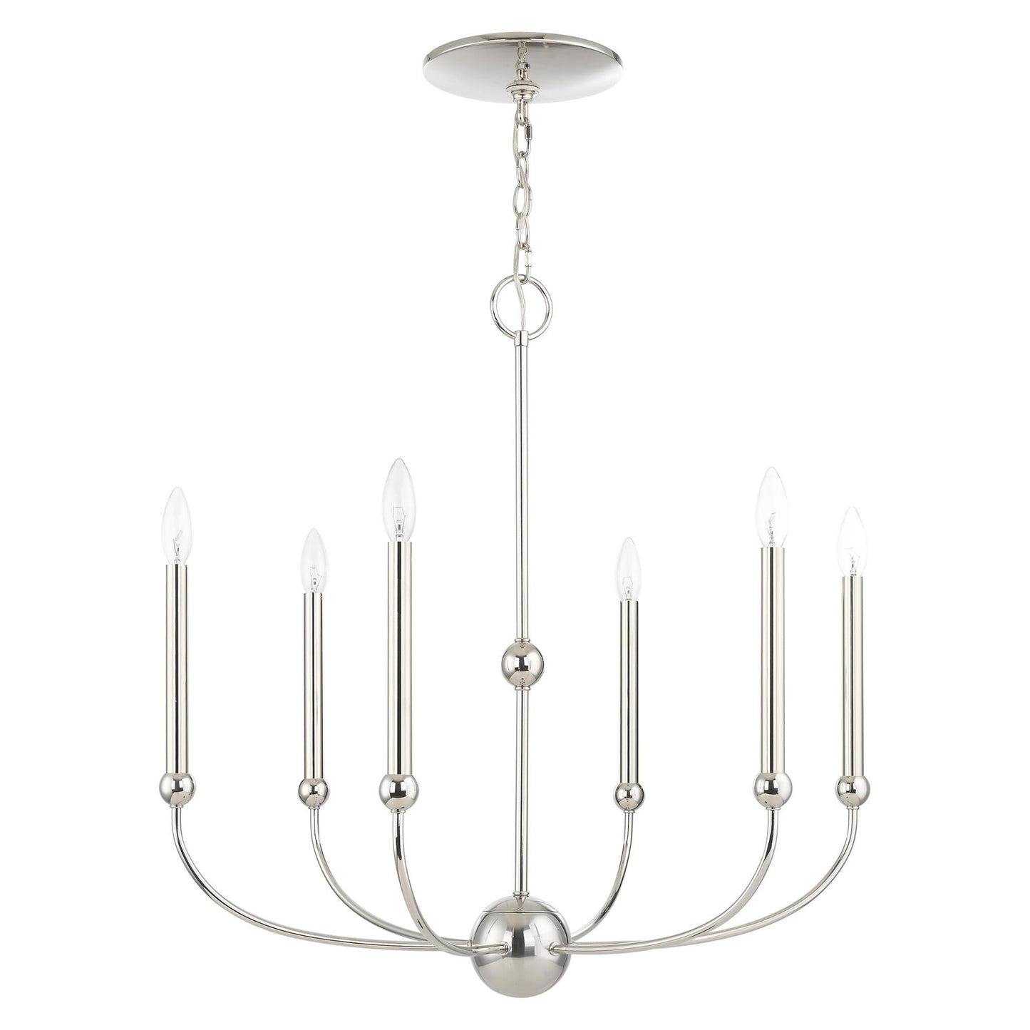 Livex Lighting Cortlandt 6 Light Chandelier Cp413041