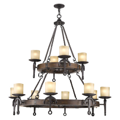 Livex Lighting Cape May 48 Inch 12 Light Chandelier Cp71671