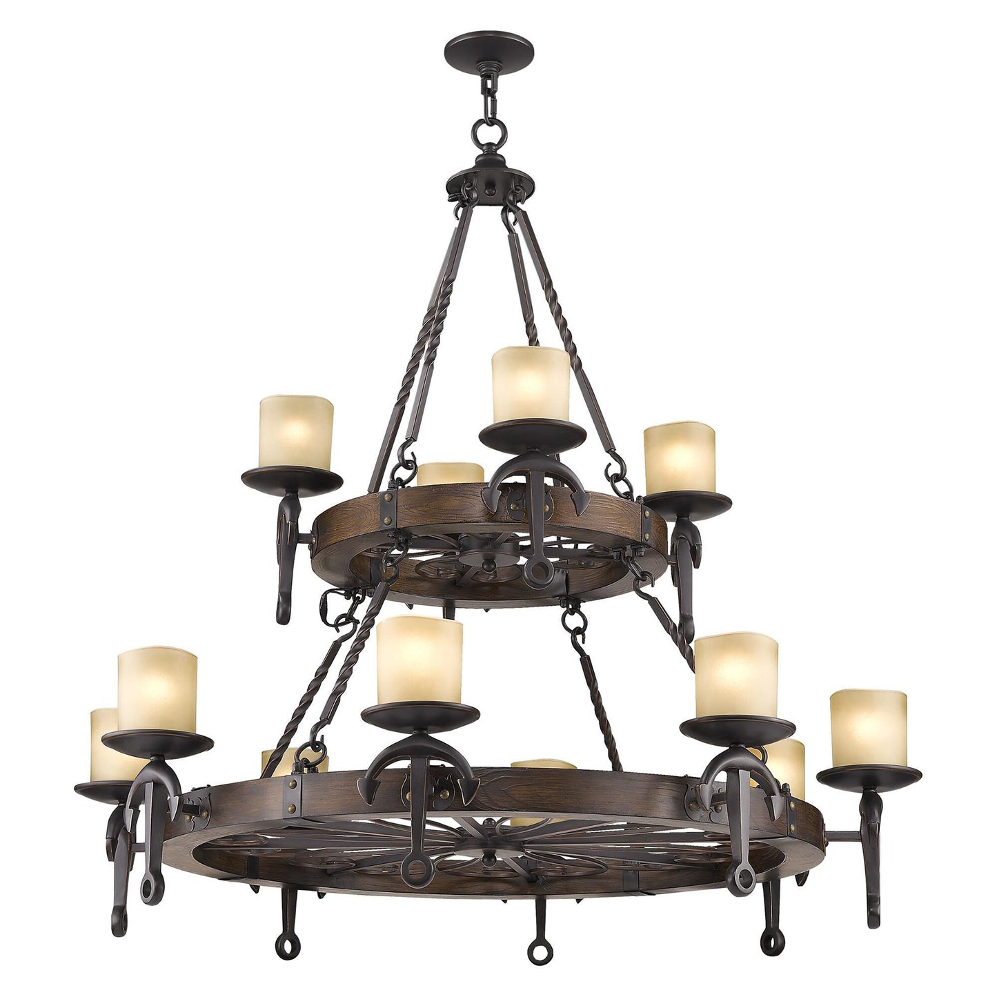 Livex Lighting Cape May 48 Inch 12 Light Chandelier Cp71671