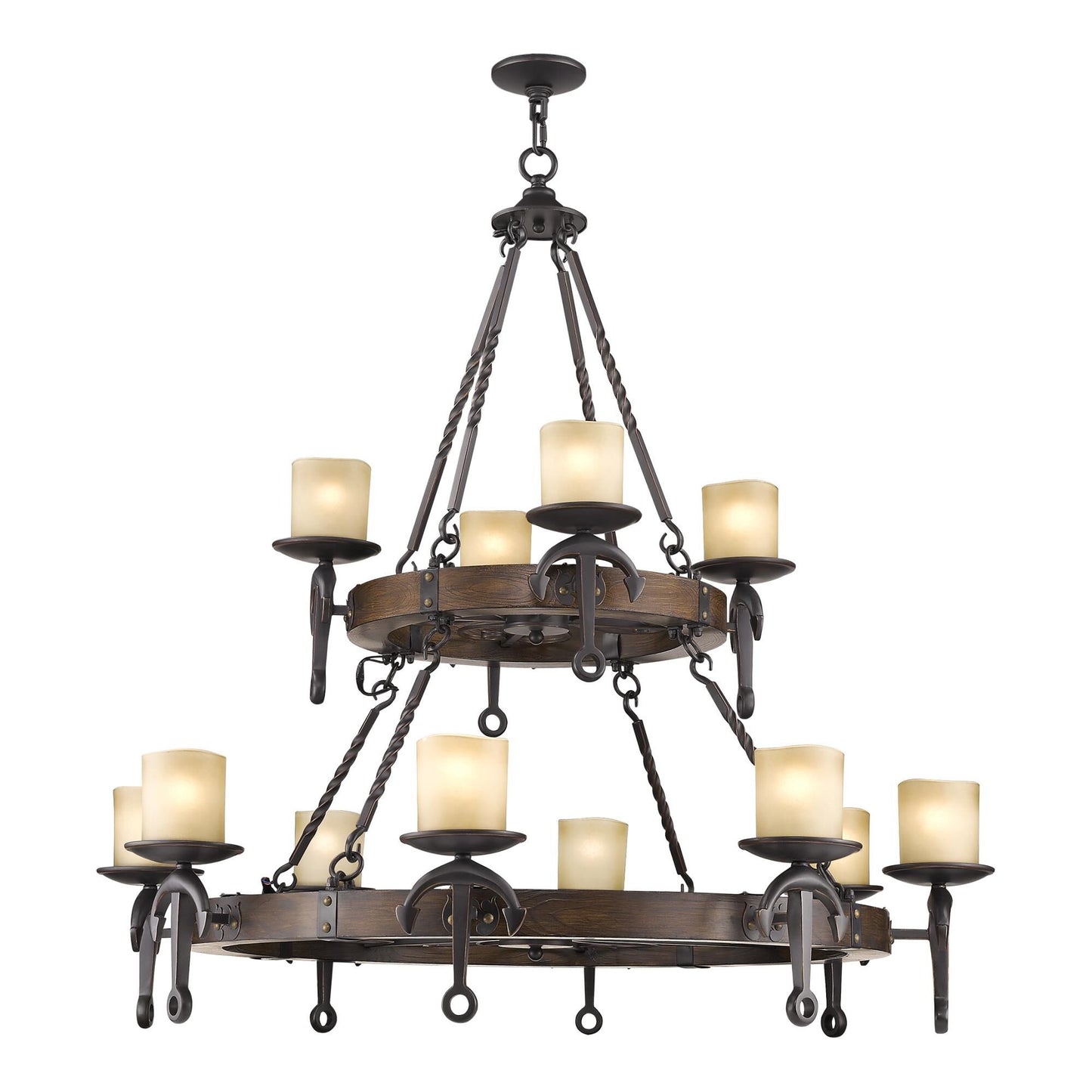 Livex Lighting Cape May 48 Inch 12 Light Chandelier Cp71671