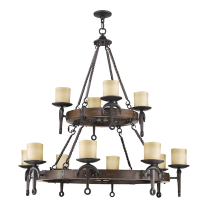 Livex Lighting Cape May 48 Inch 12 Light Chandelier Cp71671