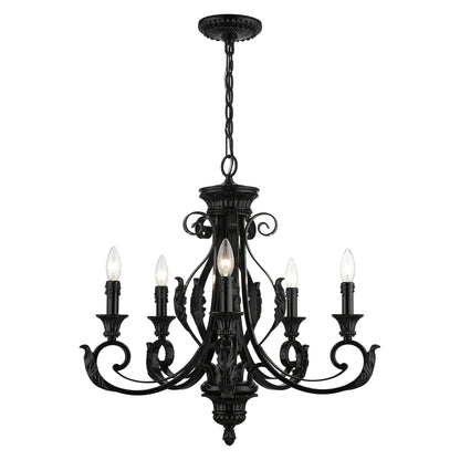 Livex Lighting Valencia 25 Inch 5 Light Chandelier Cp786038