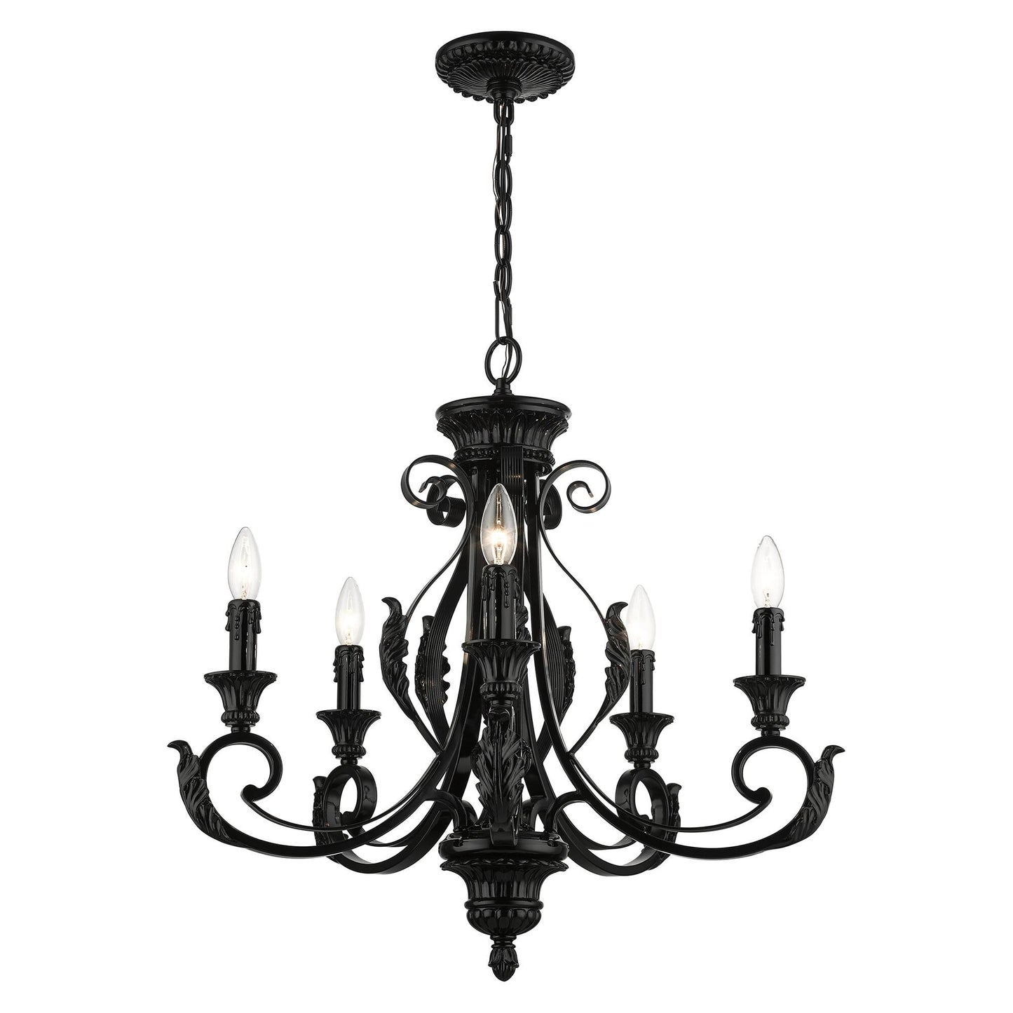 Livex Lighting Valencia 25 Inch 5 Light Chandelier Cp786038