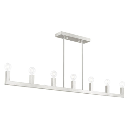 Livex Lighting Solna 70 Inch 7 Light Linear Suspension Light Cp413060