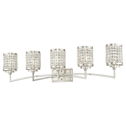 Livex Lighting Grammercy 42 Inch 5 Light Bath Vanity Light Cp75422