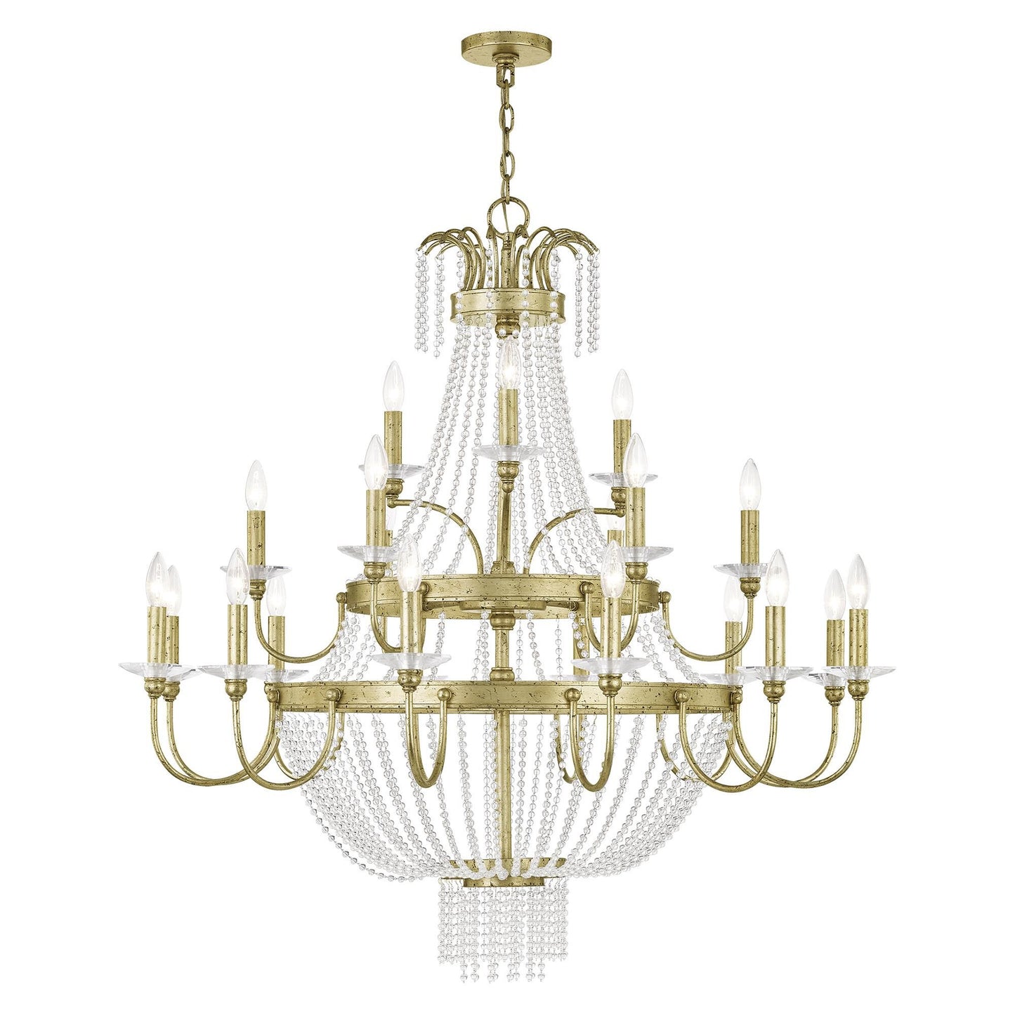 Livex Lighting Valentina 42 Inch 21 Light Chandelier Cp77841