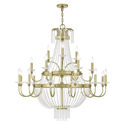 Livex Lighting Valentina 42 Inch 21 Light Chandelier Cp77841