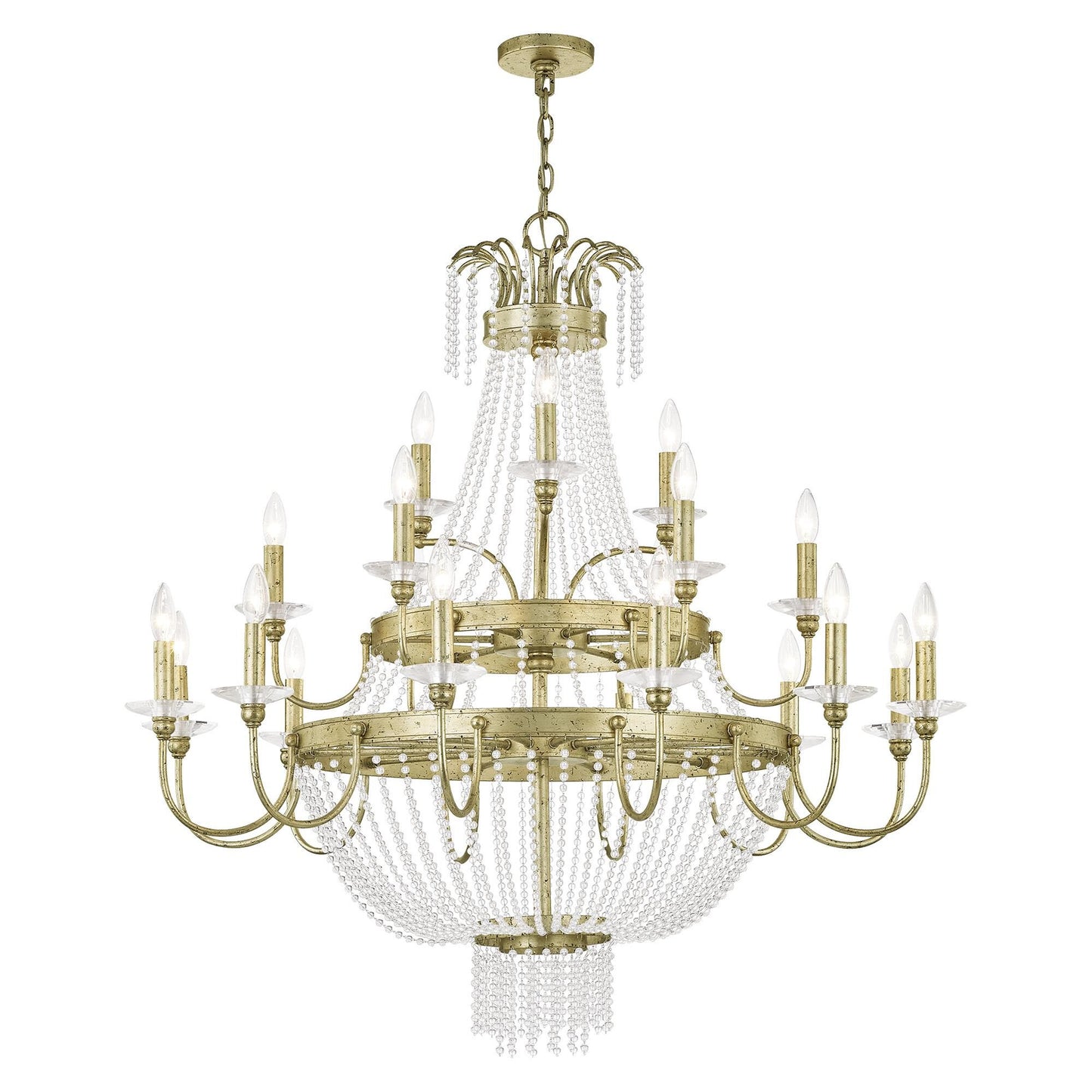 Livex Lighting Valentina 42 Inch 21 Light Chandelier Cp77841