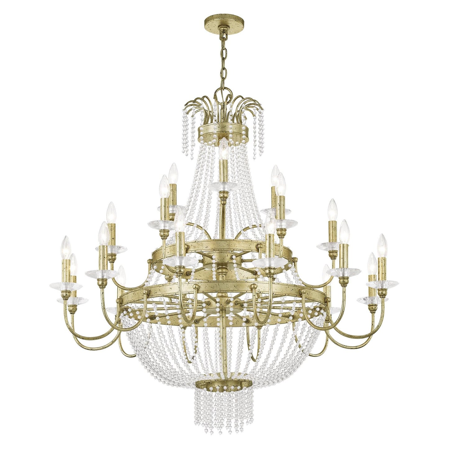 Livex Lighting Valentina 42 Inch 21 Light Chandelier Cp77841