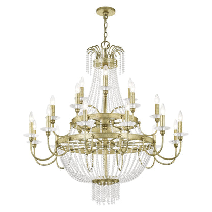 Livex Lighting Valentina 42 Inch 21 Light Chandelier Cp77841