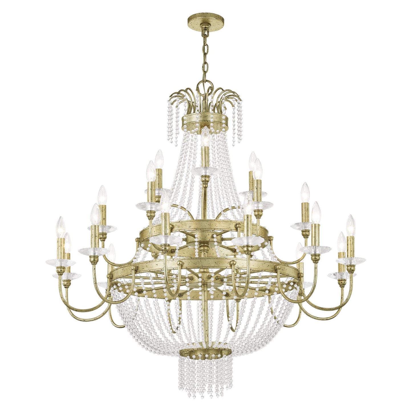 Livex Lighting Valentina 42 Inch 21 Light Chandelier Cp77841